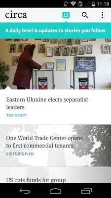 Circa News android App screenshot 0